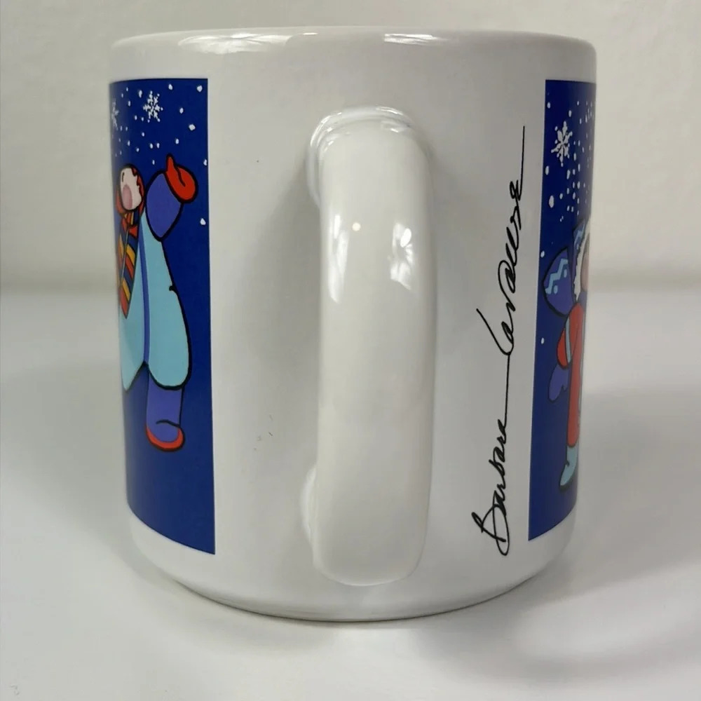 Artic Circle Enterprises Coffee Cup Anchorage Alaska Barbara Lavallee Snow Scene - Picture 4 of 9